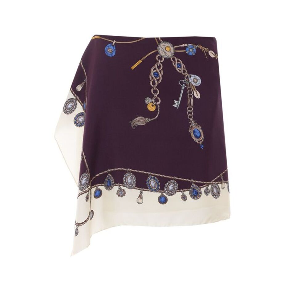 Versace Women Stolen Jewels Print Skirt